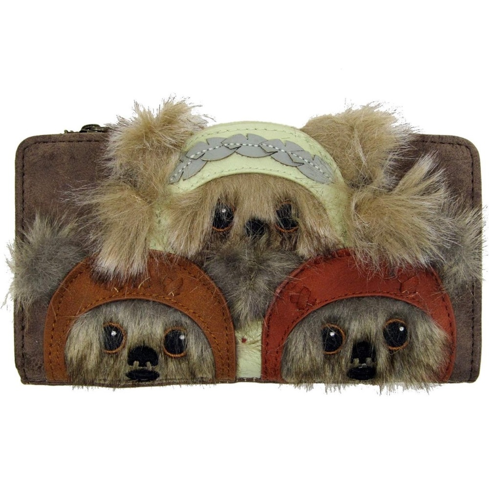 NWT Loungefly Star Wars Ewok Full-size Wallet